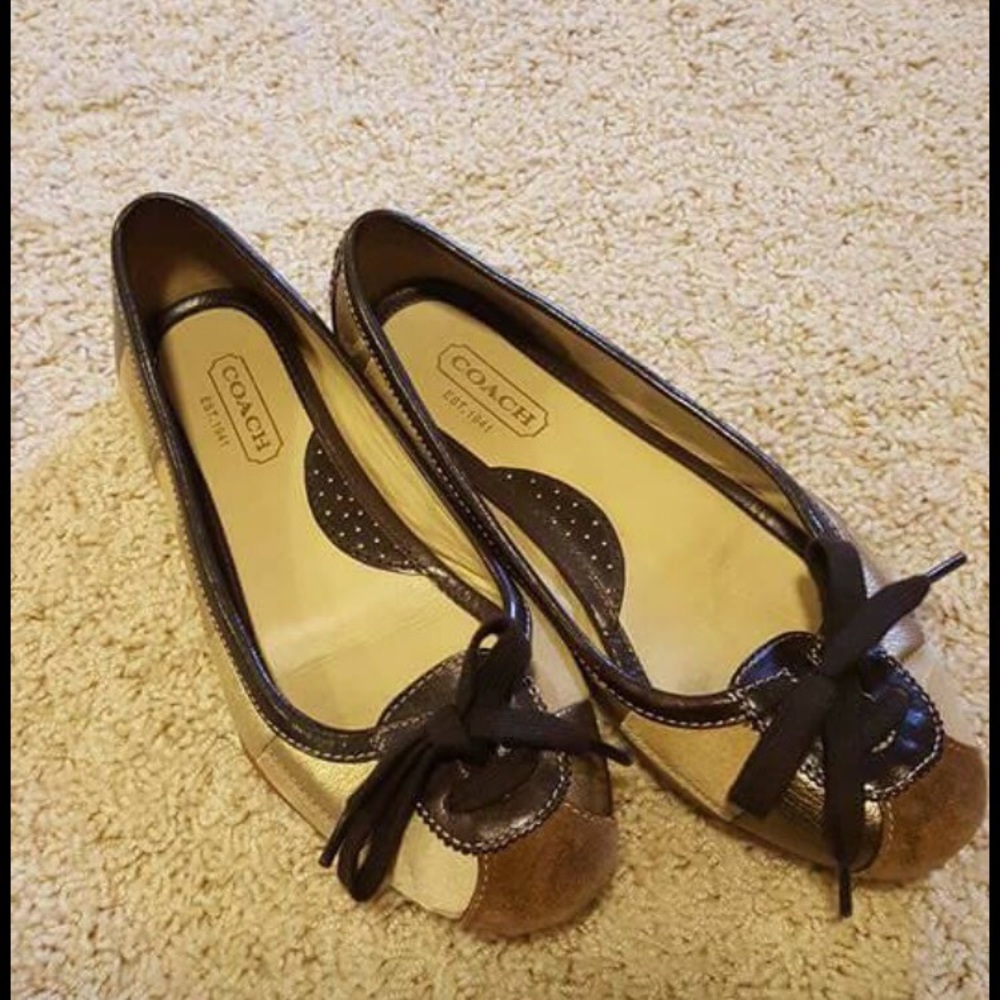 Coach ballet flats